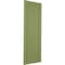Ekena Millwork True Fit PVC Single Panel Chevron Modern Style Fixed Mount Shutters, Moss Green, 18W x 79H, PR TFP001CV18X079MG - alternate 2